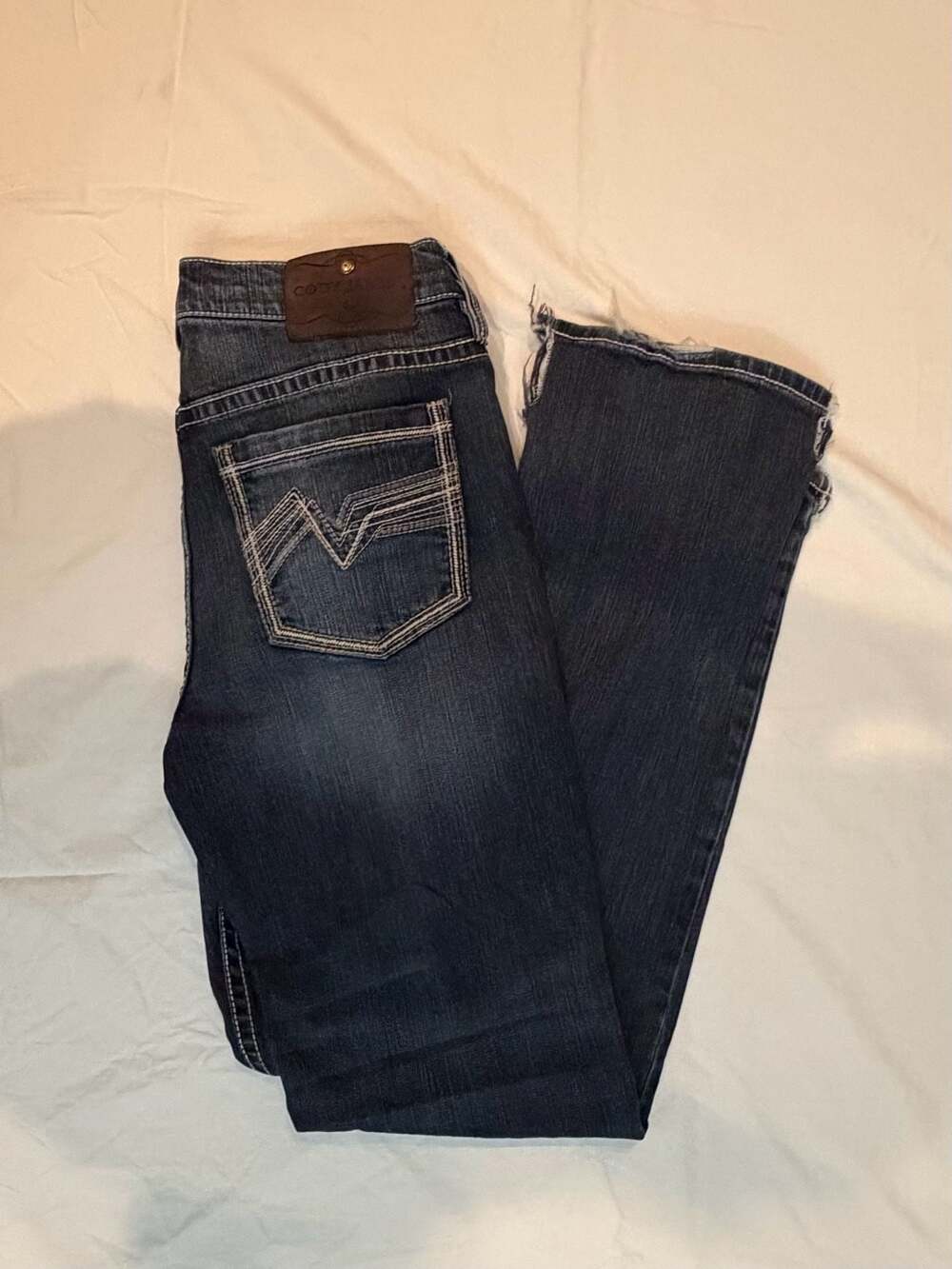 Cody James Men's Dark Wash Slim Straight Stretch Denim Jeans